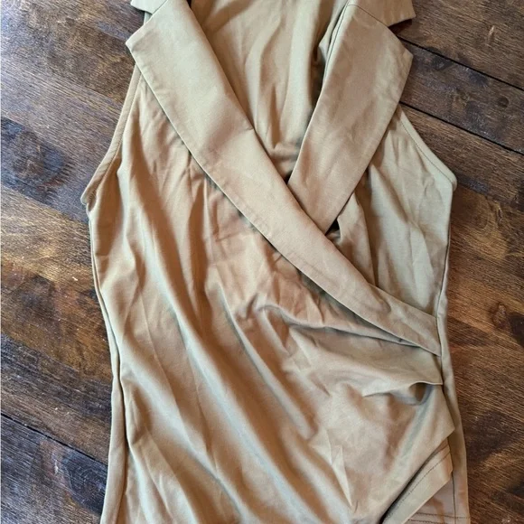 OGL collared surplus tank olive green size xs - Picture 3 of 4